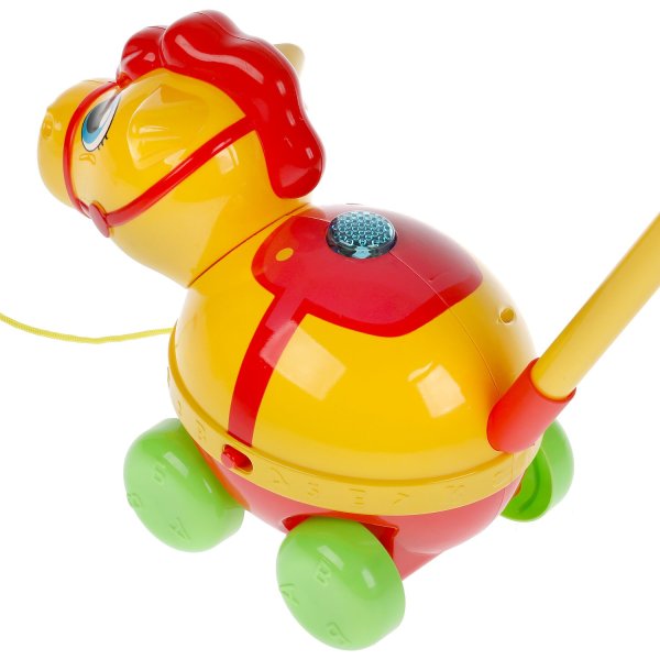 Умка Музыкальная игрушка Каталка-трещотка 308828 / цвет желтый