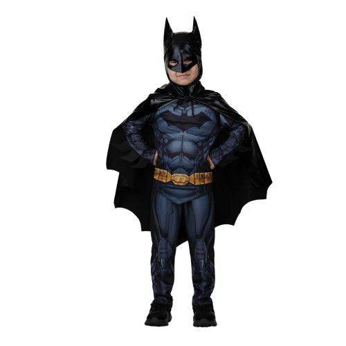 Батик Карнавальный костюм для мальчика Бэтмен без мускулов Warner Brothers / рост 104 см, от 4 лет / цвет черный
