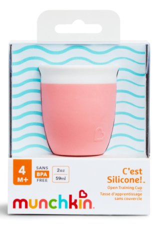 Munchkin Стаканчик C’est Silicone!, 59 мл / цвет корал
