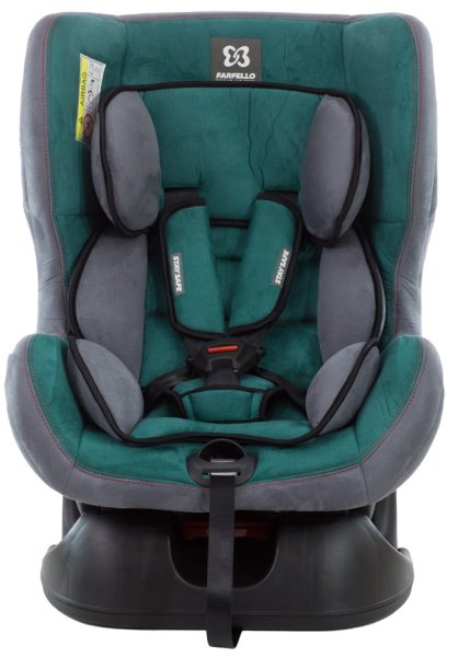 Farfello Автокресло GE-B велюр / цвет green-dark gray/серо-зеленое