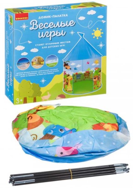 Bondibon Домик-палатка Веселые игры Зоопарк