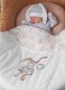 НВ002 Плед велюровый+пояс(р. 80х100) (Экрю)