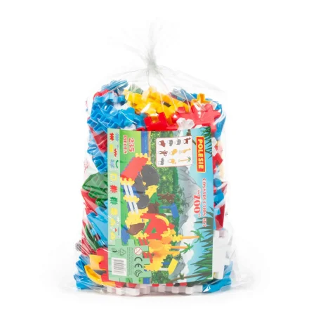 Конструктор ЗООПАРК 235 элементов в мешке 
