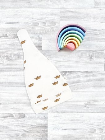 (м)Шапочка Mjolk Бумажные кораблики (р.36-40 см)