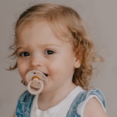BIBS Соска-пустышка Tie Dye, 0-6 месяцев / цвет Blush Ivory