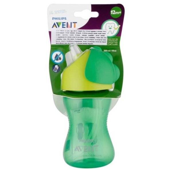 Philips Avent  Чашка-поильник с трубочкой 300 мл, 12 мес+ SCF798/01