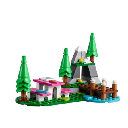 Lego Friends Конструктор "Лесной дом на колесах и парусная лодка"