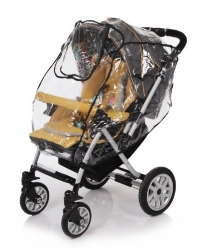 Baby care дождевик для колясок Прогулка с окошком на липучке ПВХ