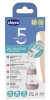 Chicco Бутылочка Perfect 5 Girl, медленный поток, 0+, 150 мл / цвет розовый
