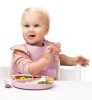 Everyday Baby Детский силиконовый нагрудник, розовый