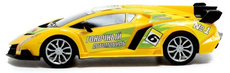 Автоград Машина "Спорткар" радиоуправляемая / цвет желтый