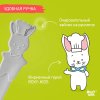 Roxy-Kids набор ложек для первого прикорма BUNNY COOK/цвет серый