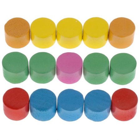 Буратино Развивающая игрушка из дерева «Цветные точки»