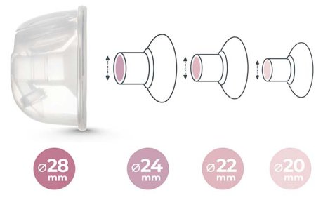 Nuvita Дополнительный набор для подключения к молокоотсосу Materno Smart Wear