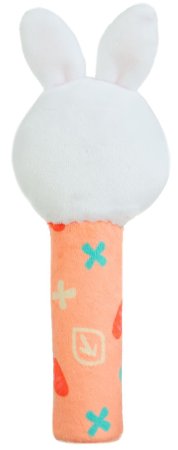 Крошка Я Игрушка-пищалка "Зайка", с погремушкой