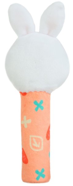 Крошка Я Игрушка-пищалка "Зайка", с погремушкой