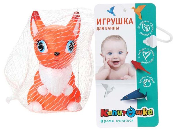 Капитошка Игрушка для ванны «Белочка»