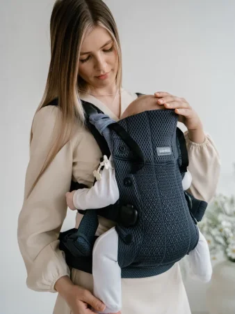 BabyRox Рюкзак-переноска Ergonomic Mesh /цвет антрацит (в коробке)