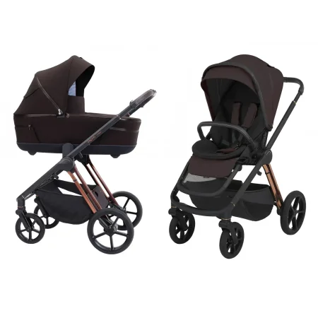 Espiro MILOO 208 Детская коляска 2в1 Excellent/цвет Chocolate(коричневый)