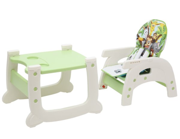 Polini kids Стульчик для кормления 460 / цвет зеленый