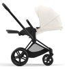 Коляска Cybex Priam IV Matt Black 2 в 1 спал.блок (Off White)
