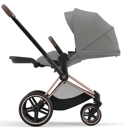 Коляска 2в1 Priam IV Rosegold+сп.блок CYBEX (Mirage Grey)