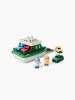 Игрушечный паром Happy Baby HAPPY FERRY, для ванной и бассейна, в комплекте: кораблик, 4 машинки, 2 человечка