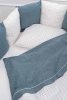 Lappetti Комплект для овальной и круглой кроватки "Organic baby cotton", 6 предметов / цвет молочный