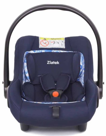 Zlatek Автокресло Colibri lux этно (0-13) / цвет синий + принт
