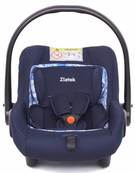 Zlatek Автокресло Colibri lux этно (0-13) / цвет синий + принт