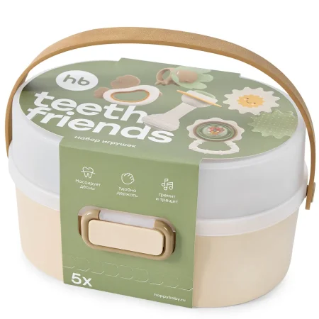 331988, Набор игрушек TEETH FRIENDS «ТИС ФРЕНДС» (beige) beige