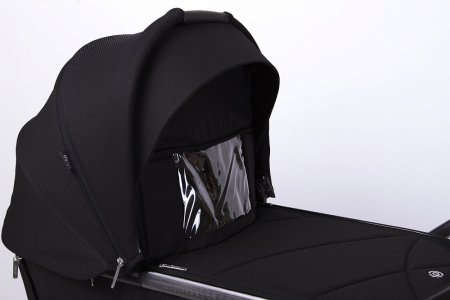 Коляска Peppy Monaco 2в1 GP(рама т.серая,шлиф.алю) (Black)