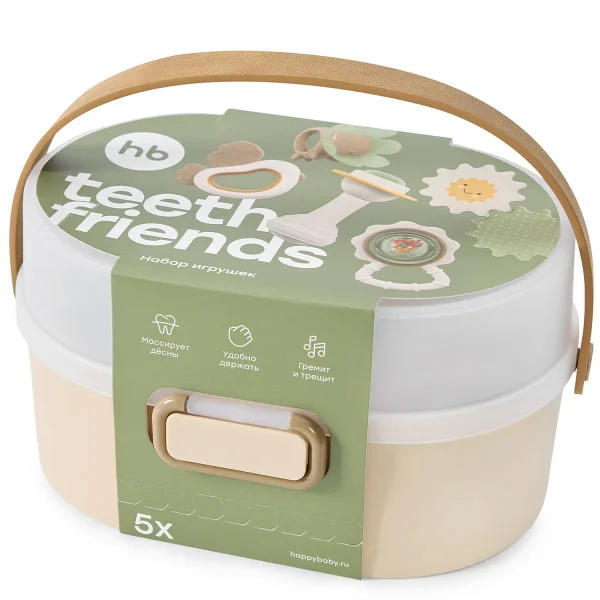 331988, Набор игрушек TEETH FRIENDS «ТИС ФРЕНДС» (beige) beige