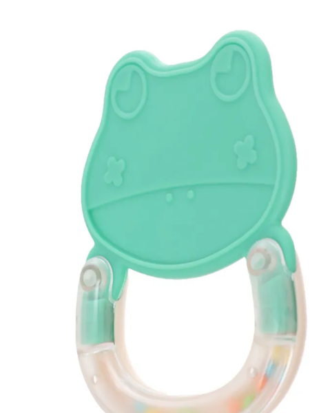 Крошка Я погремушка+прорезыватель Лягушка SL-06983A 10133676