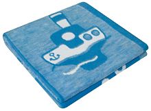 Ермошка Одеяло байковое, 100х140 см / цвет синий					