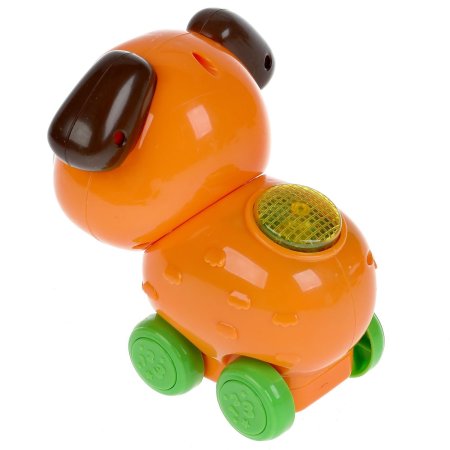 Умка Развивающая музыкальная игрушка Каталка щенок 317023 / цвет оранжевый