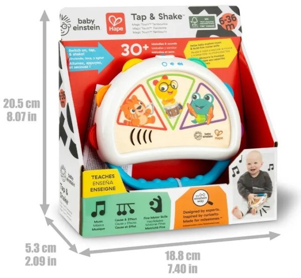 Hape Музыкальная игрушка Бубен