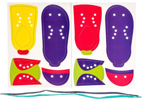 Умка Развивающая игрушка-шнуровка «Ботинок»