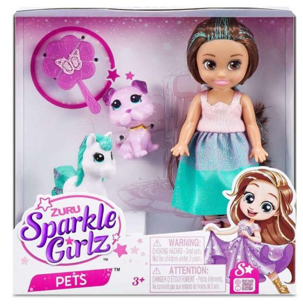 Zuru Игровой набор Sparkle Girlz "Принцесса с питомцами"