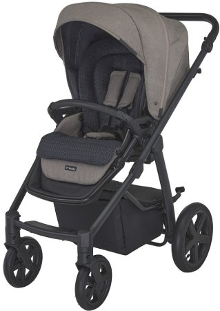 Espiro Коляска Husky 2 в 1 / цвет Beige horizon (бежевый)