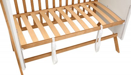 Polini kids Кровать Porto 1300 / цвет белый-дуб крафт золотой