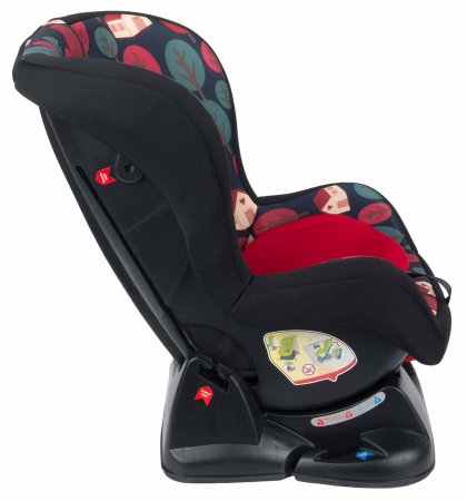 Leader Kids Автокресло Rally II, цвет / Leaf Red (красный+принт деревья)