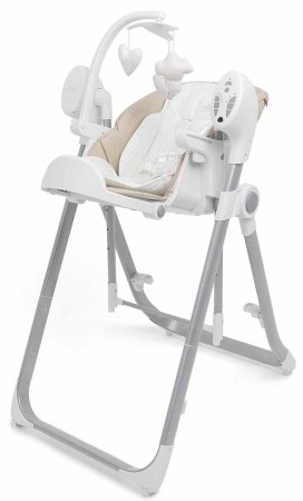 Sweet Baby Стульчик для кормления - электрокачели Fiesta / цвет Black Beige (бежевый-черный)