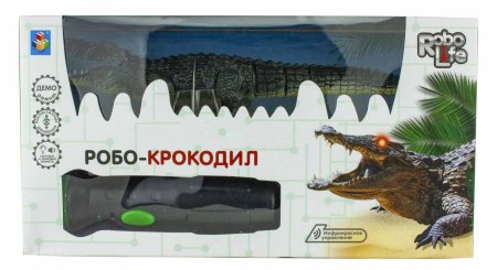 1toy Интерактивная игрушка Крокодил с пультом управления
