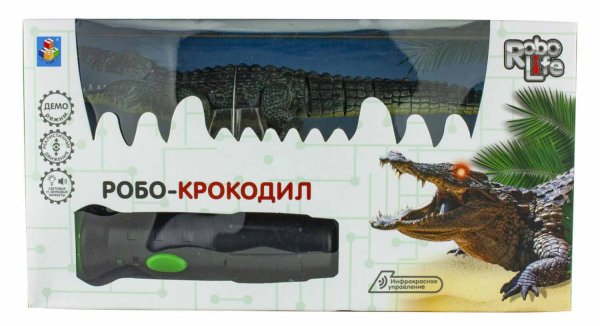 1toy Интерактивная игрушка Крокодил с пультом управления