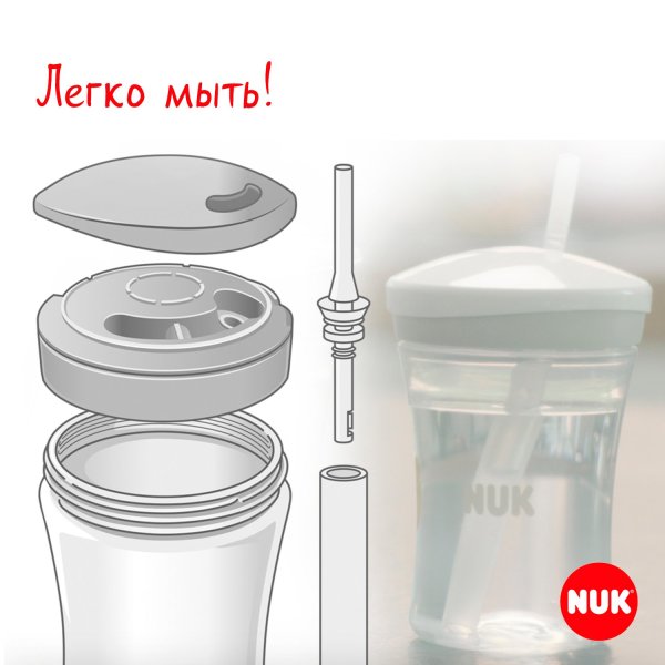 Nuk Поильник Evolution Action, 230 мл