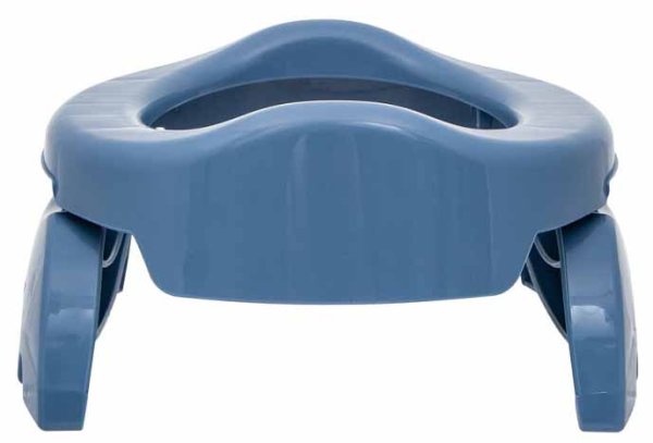 Potette Plus Дорожный складной горшок + 3 одноразовых пакета / цвет оливковый