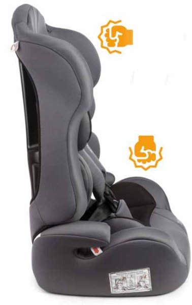 Zlatek Автокресло ZL513 lux Atlantic (9-36 кг) / цвет серый