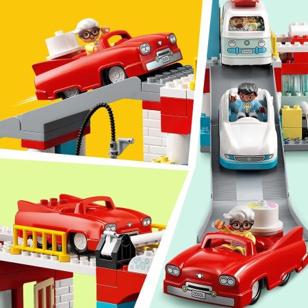 LEGO DUPLO Конструктор "Гараж и автомойка", 112 деталей