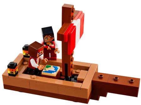 Lego Конструктор Minecraft "Путешествие на пиратском корабле"